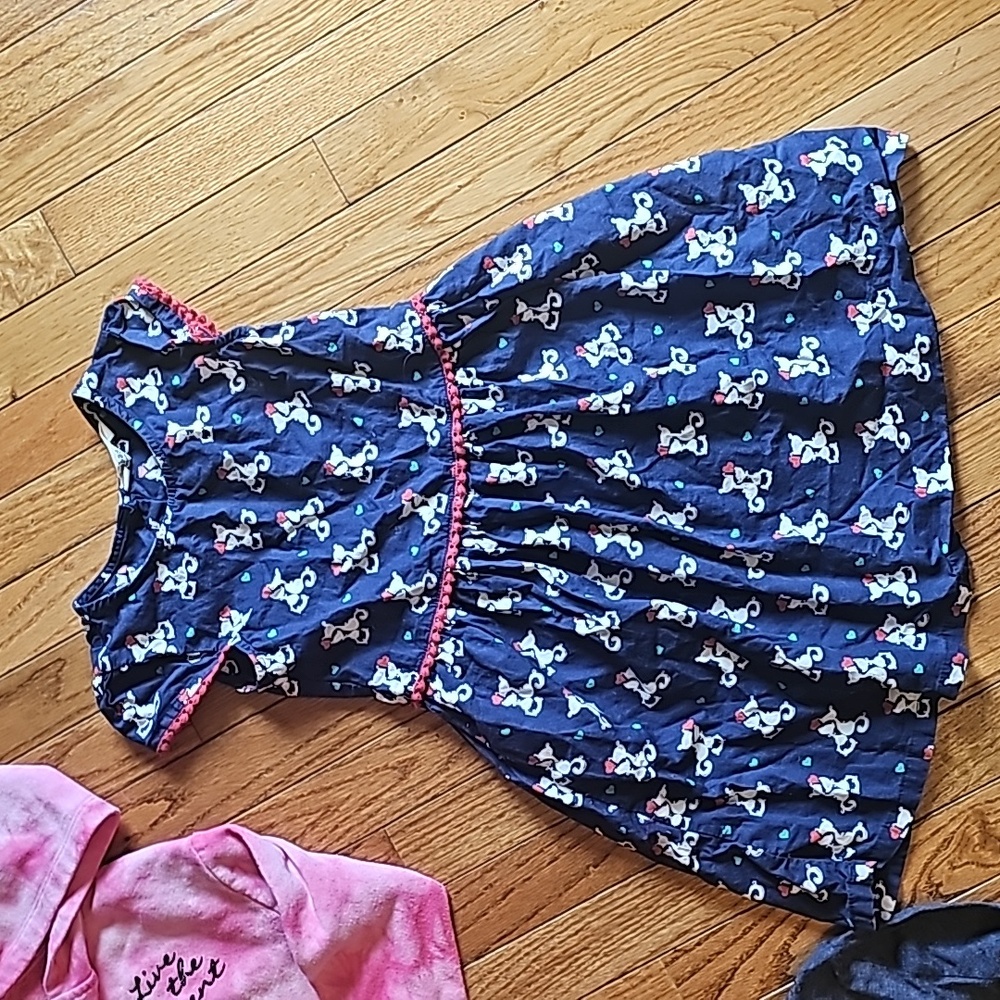 HUGE LOT OF Girl's clothes GAP Justice Saks 10 items Sz 7 - Picture 6 of 13